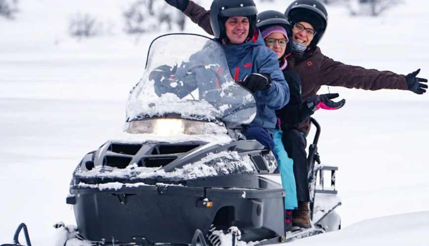 Moto de nieve en Ushuaia