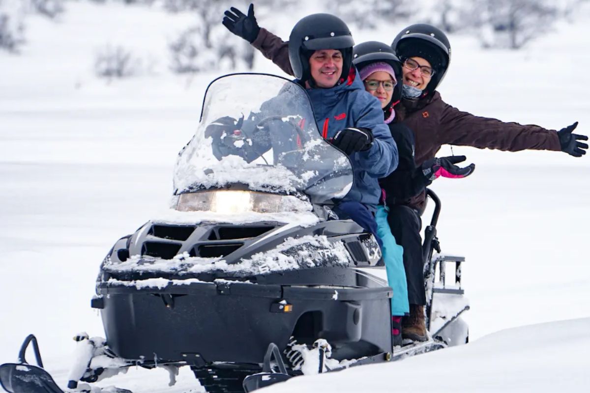 Moto de nieve en Ushuaia