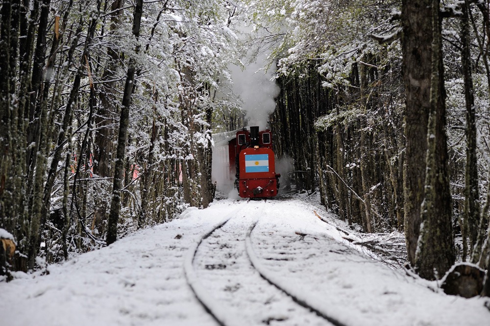 Viaje por el Tren de los presos en invierno