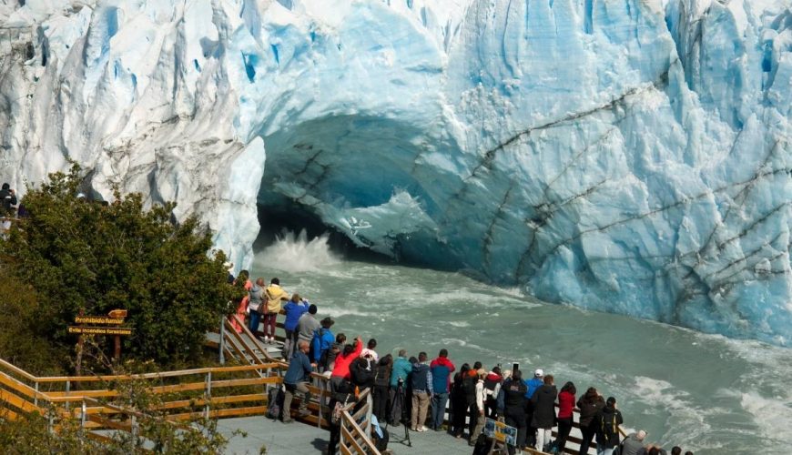 Así son los rompimientos en el Glaciar Perito Moreno