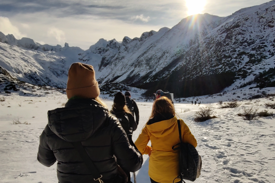 Trekking Laguna Esmeralda en Invierno