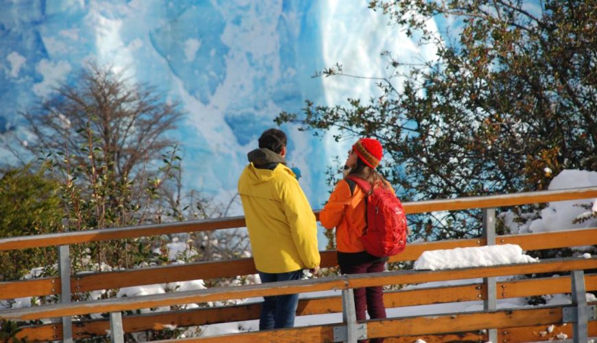 galciar perito moreno desde las pasarelas