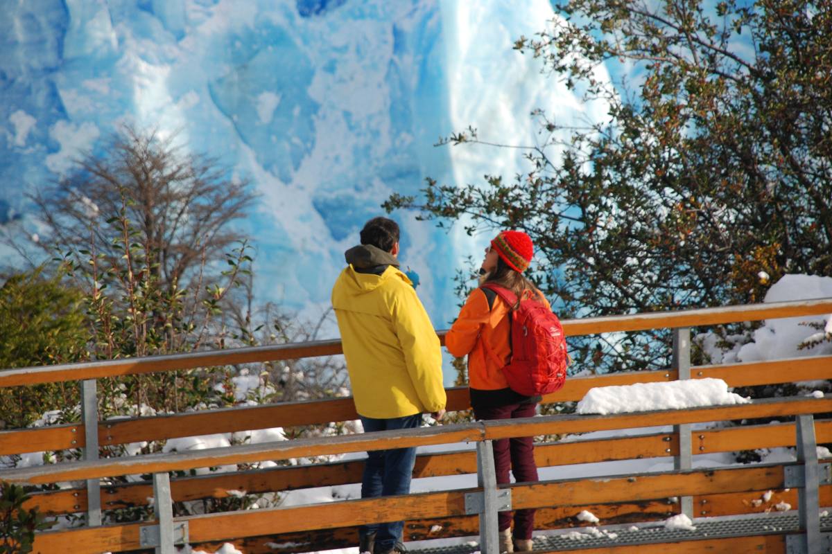 galciar perito moreno desde las pasarelas
