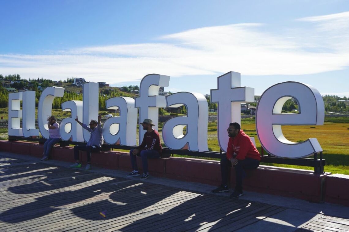 cartel letras gigantes el calafate